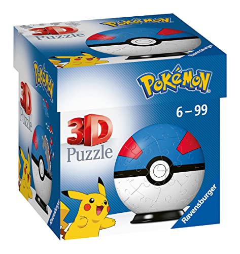 Pokemon Great Ball - 3D Jigsaw Puzzle Ball - Golden Lane Games