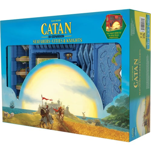Catan 3D Expansion: Seafarers + Cities and Knights - Golden Lane Games